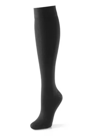 Activa Class 2 Unisex Ribbed Support Socks 18-24 mmHg Black Large