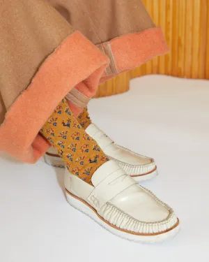 Antipast Fun Fan Mid Socks - Orange