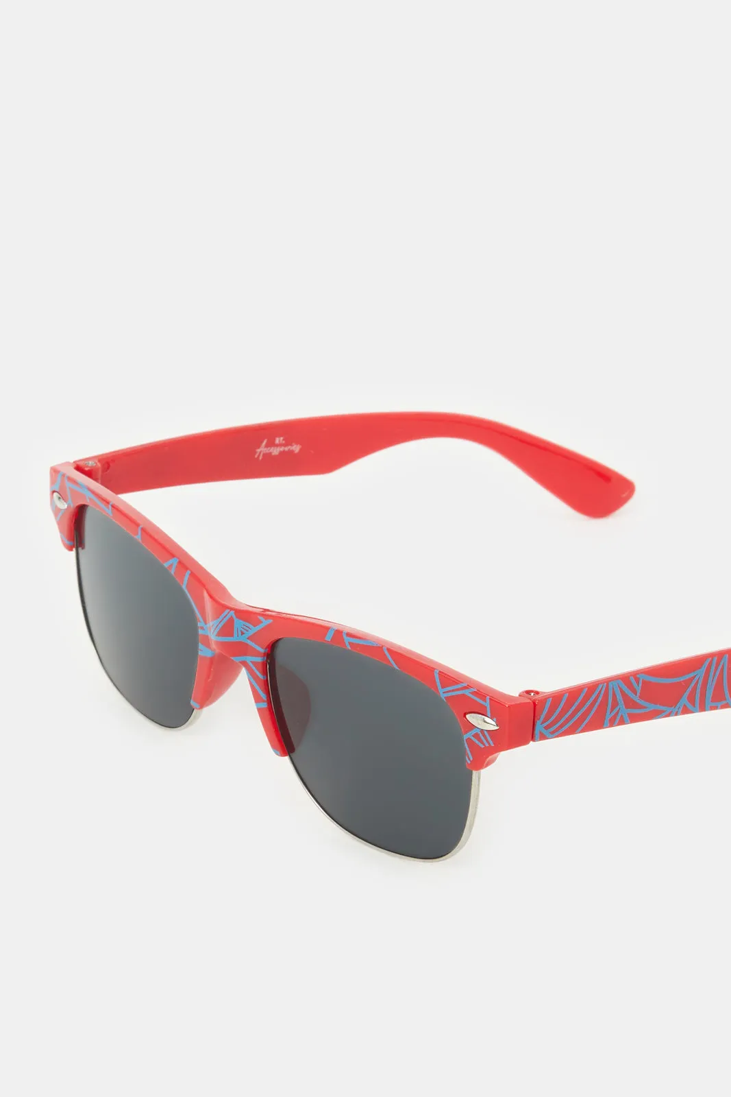 Boys Red Wayfarer Sunglasses