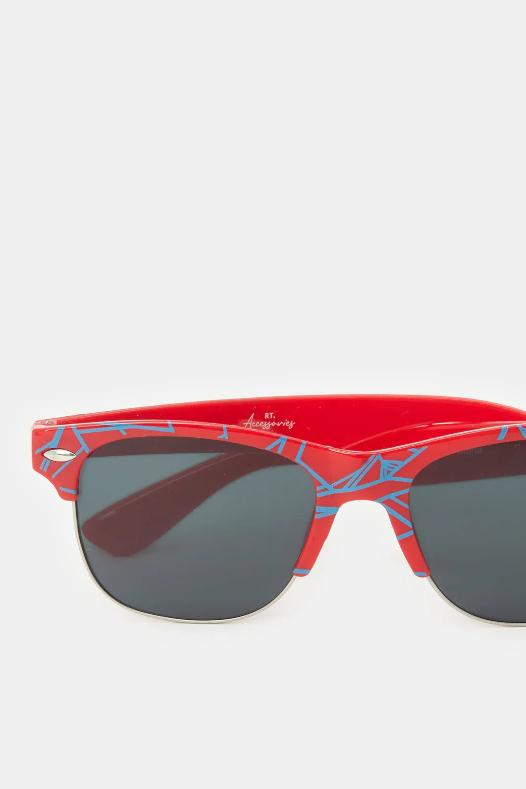 Boys Red Wayfarer Sunglasses