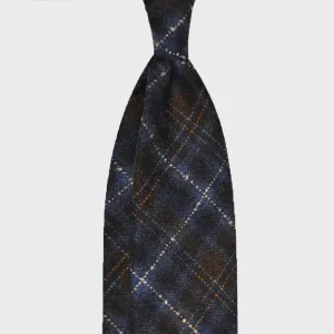 F.Marino Handmade Tie 3-Fold Holland&Sherry Wool Prince of Wales