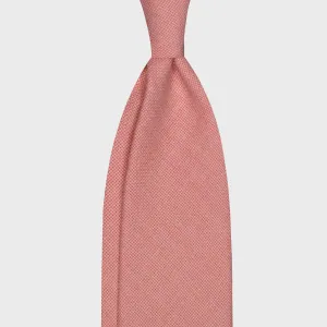 F.Marino Wool Tie 3 Folds Pink