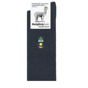 Humphrey Law Alpaca Wool Sock - Charcoal