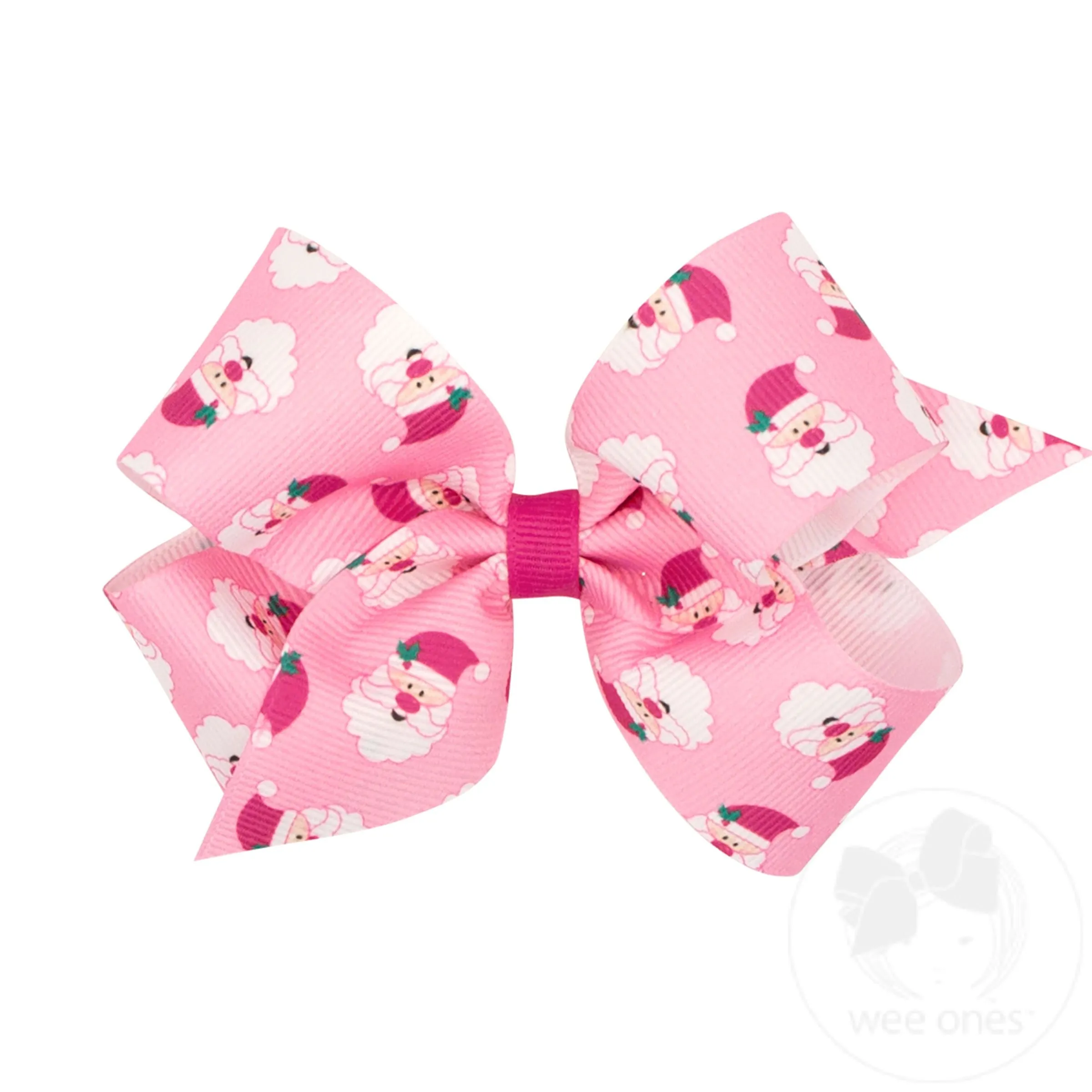 Medium Holiday-themed Printed Grosgrain Hair Bows