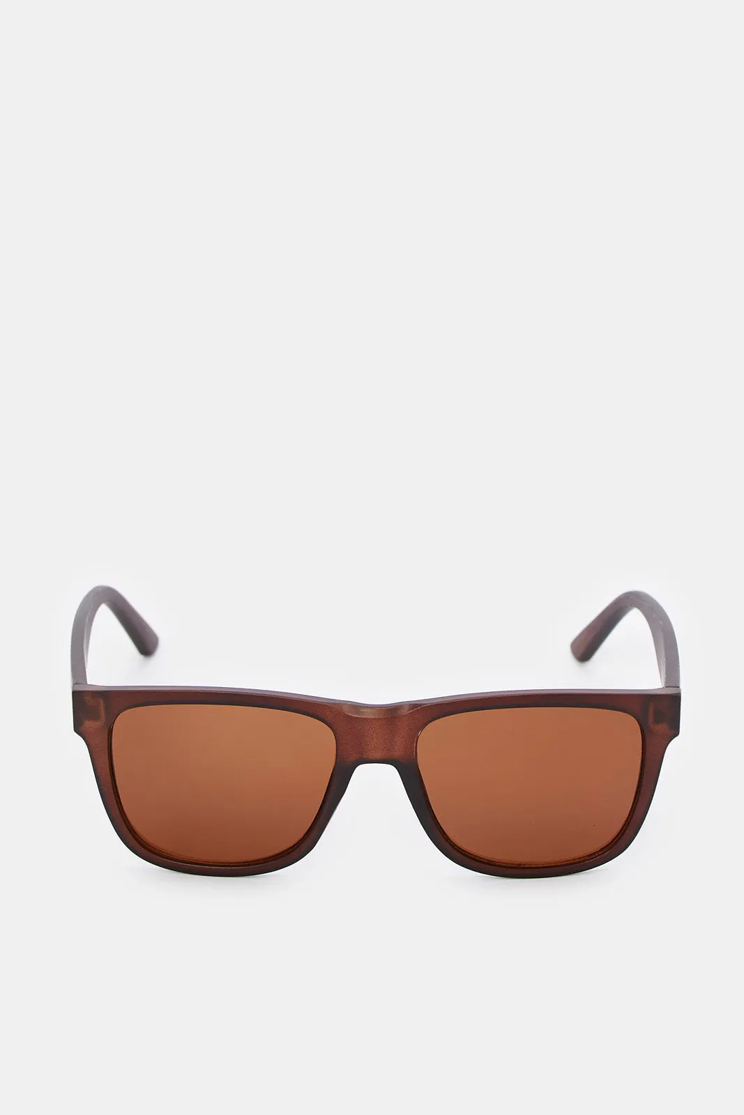 Men Brown Wayfarer Sunglasses