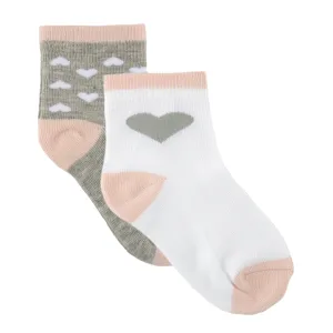 Nuluv Girls Ankle Length Socks || Pack of 2